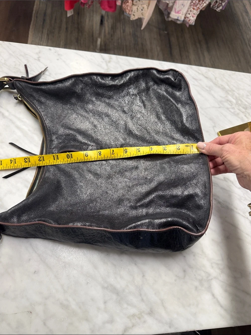 HOBO International Brown Marley Should Bag Hobo Bag Leather